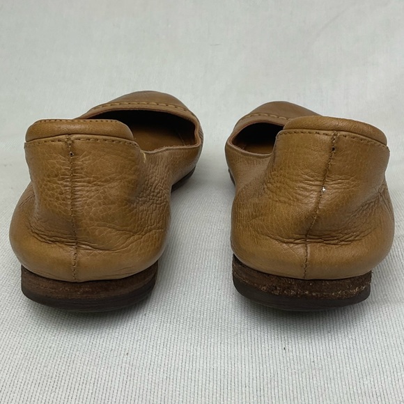 Frye Tan Leather Round Toe Flats - Women’s Size 9.5B - Picture 4 of 10